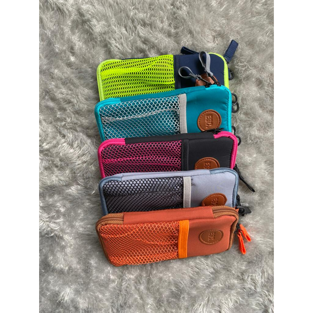ESCORT Tas Slingphone Dompet Handphone Phone Wallet Selempang Wanita dan Pria