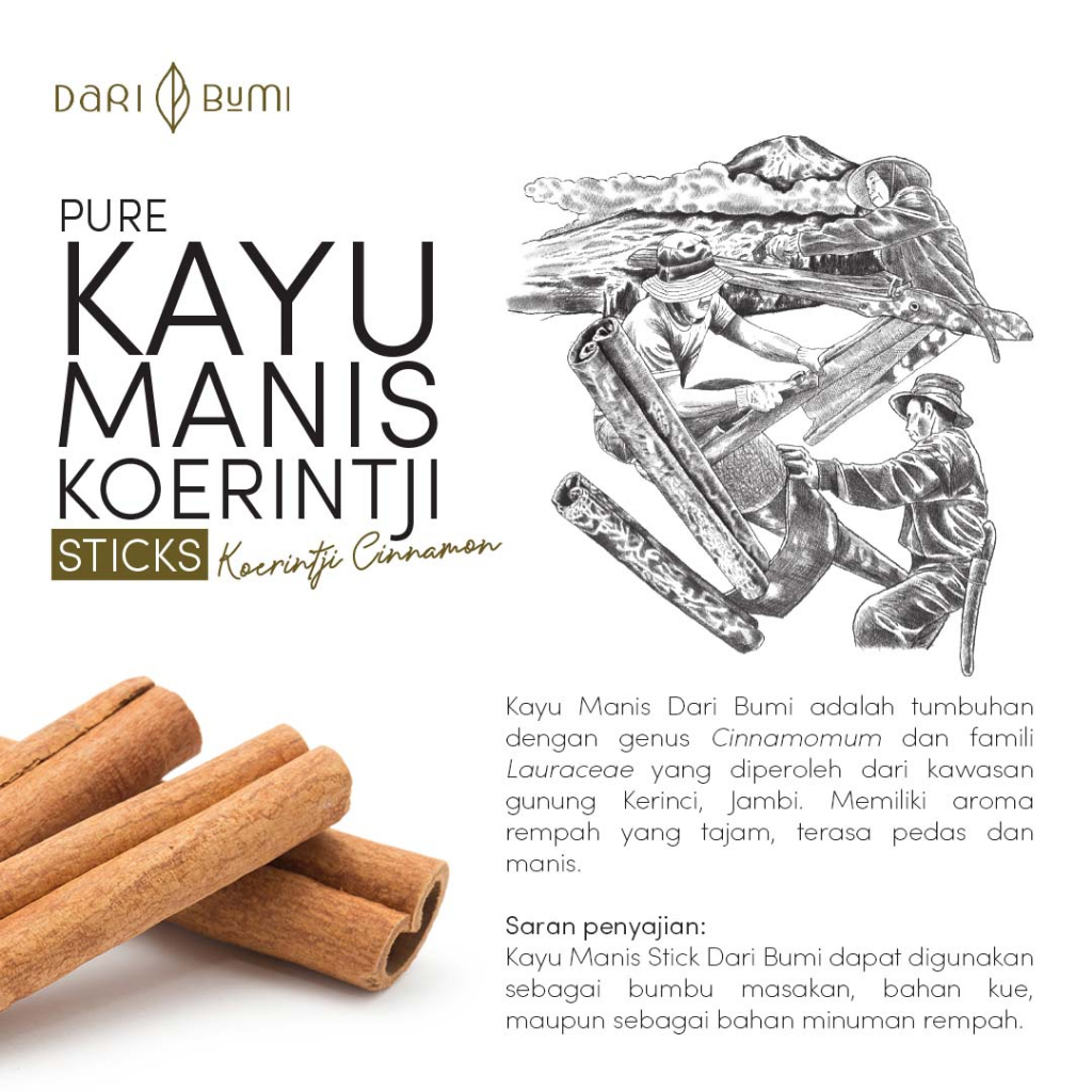 Kayu Manis Stick 50 gram Daribumi