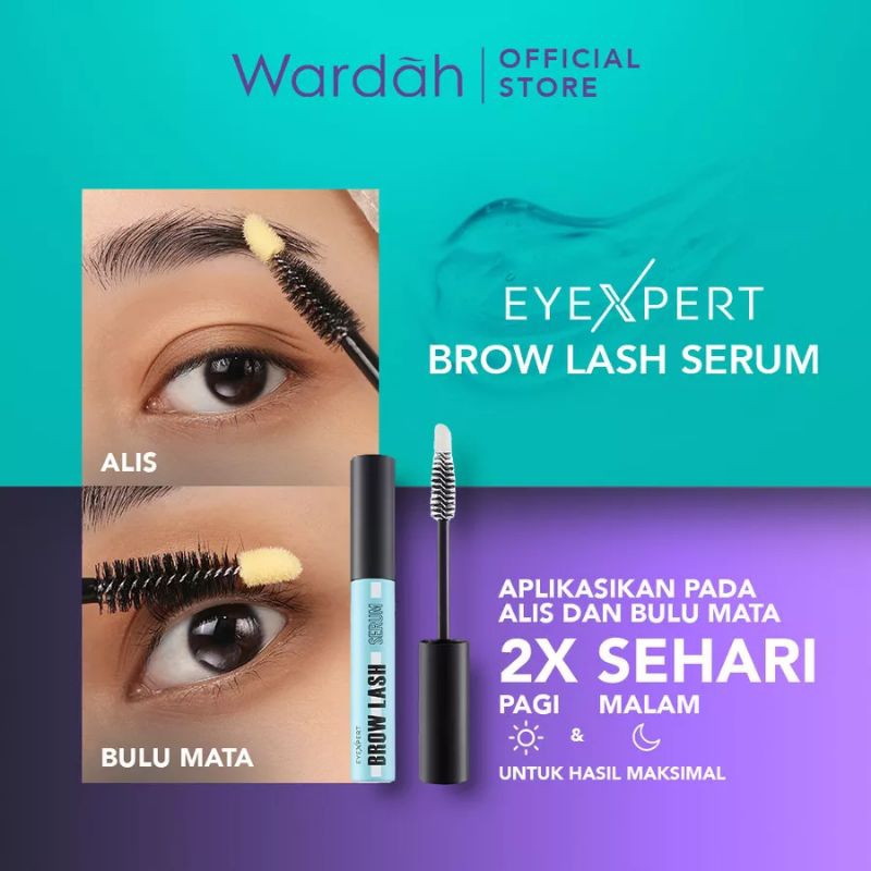 Wardah Eyexpert Brow Lash Serum 10ml | Serum Bulu Mata dan Alis