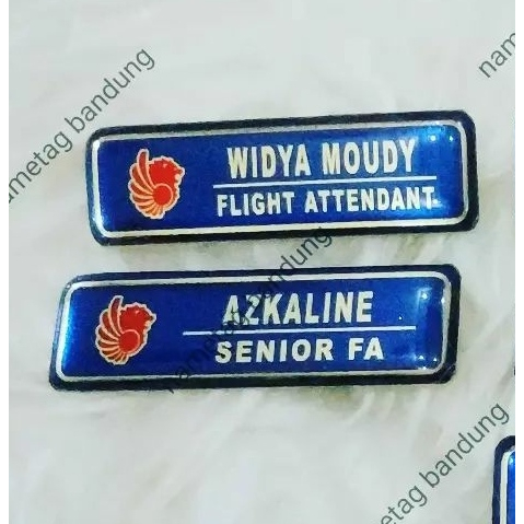 

Nametag Lion Air Senior FA Peniti
