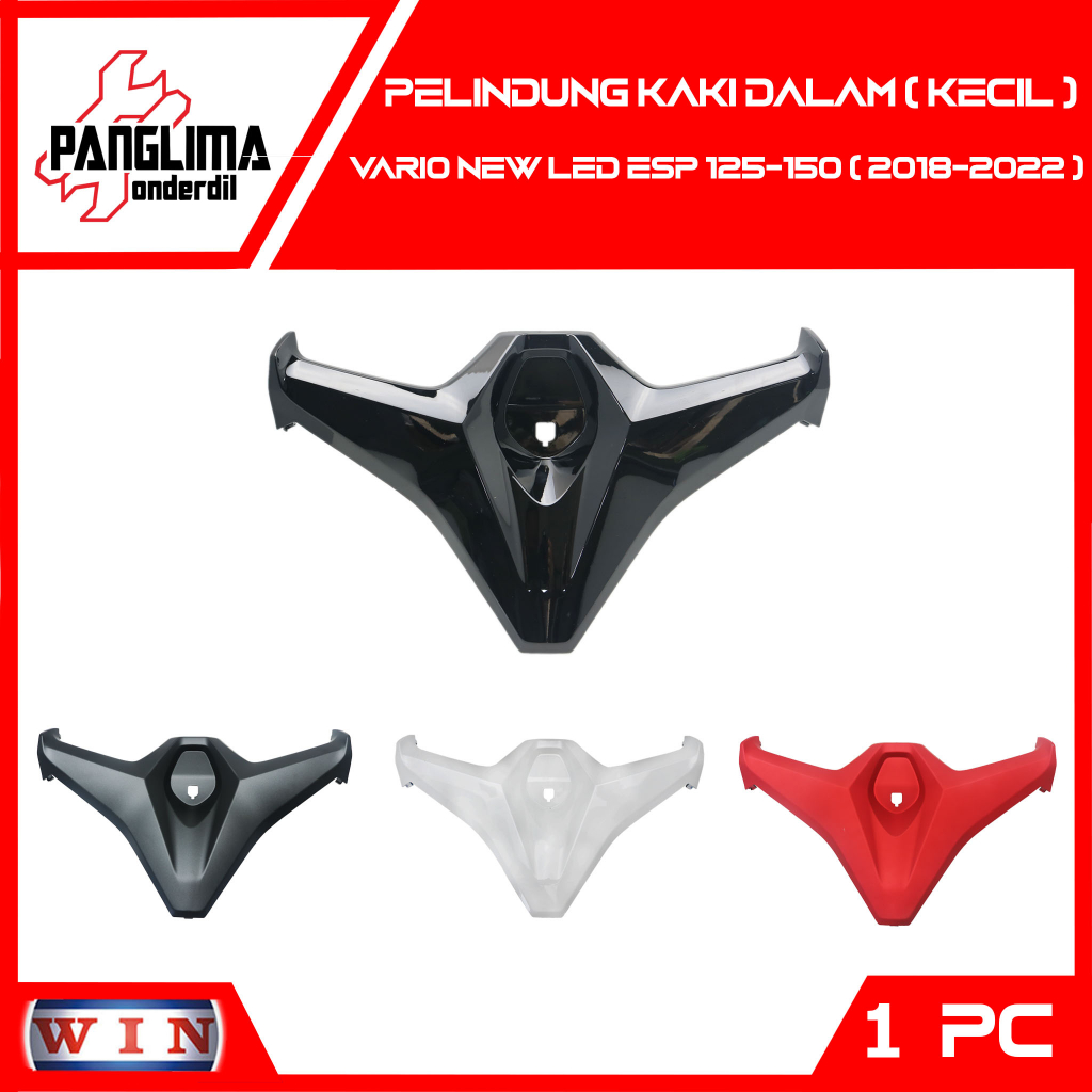 Cover Kontak Atas Vario 125-150 eSP LED New 2018 2019-2020-2021-2022 Pelindung Inner Upper Dalam Kaki Legshield Dek Deck Kunci Kecil Rak Laci Merk WIN