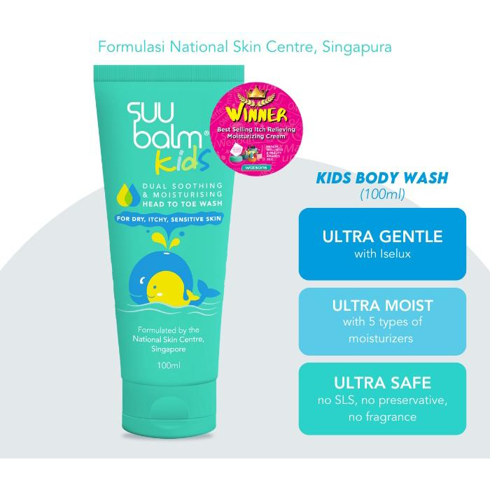 Suu Balm Kids Head-to-Toe Body Wash 100ml SuuBalm