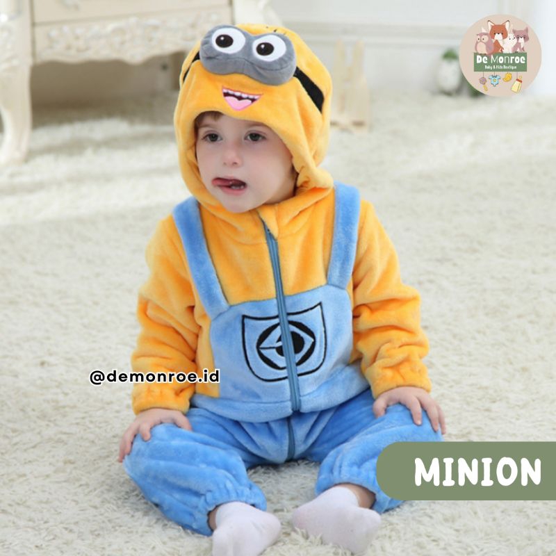 Onesie KARTUN PREMIUM kostum Grosir Murah De Monroe Baju Bayi dan Anak