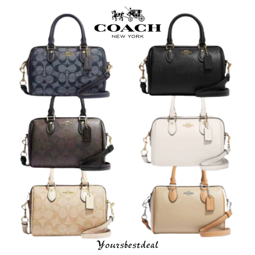 Coach chambray Rowan Boston bag handbag slingbag CH370 CH469 CH160 CH159 CA175