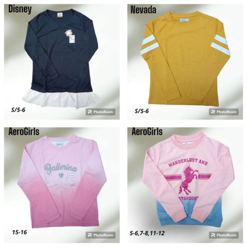 Sweater NEVADA & DISNEY Junior 5-13 Tahun