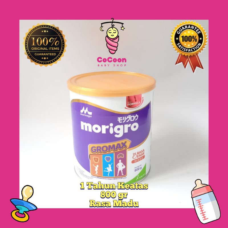 Susu Pelengkap Nutrisi Bayi Morinaga Morigro Gromax Madu 800 g 800g