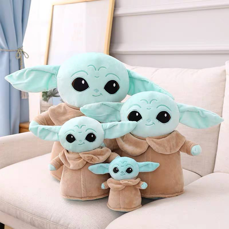 BONEKA BABY YODA MASTER YODA STAR WARS MONSTER ALIEN HIJAU IMPOR