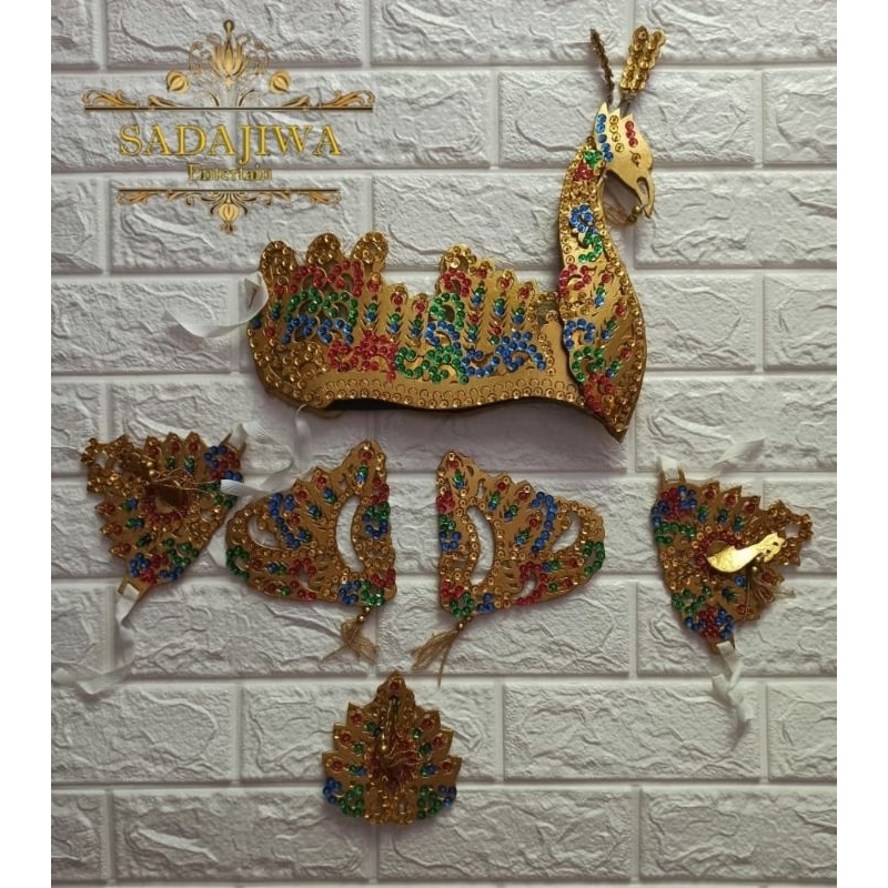 Siger / Mahkota / Aksesoris kepala Tari Merak