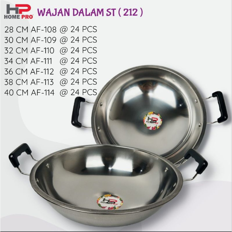 Wajan Premium Wajan Penggorengan Kuali Wok Pan Pan Gagang