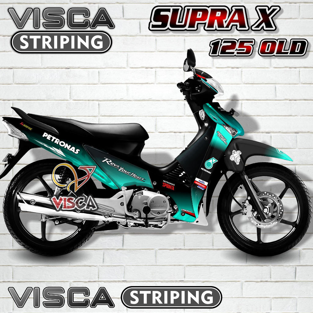 Decal Supra X 125 Lama Full Body - Stiker Supra X 125 Lama Keren - Striping Supra X 125 Lama Variasi