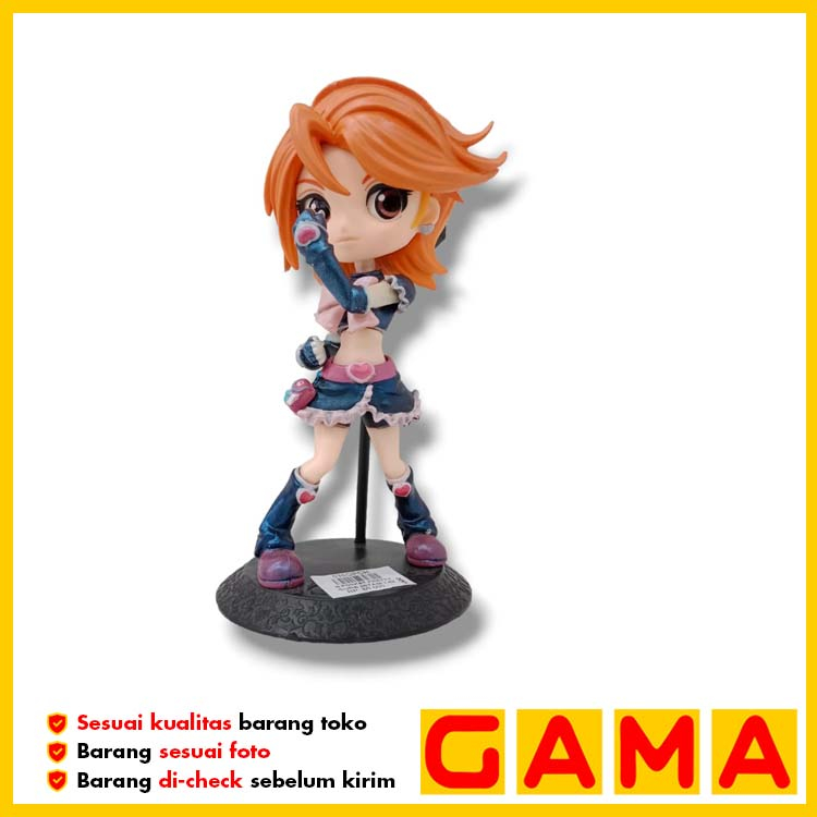 QPOSKET - PRETTY CURE HITAM Pajangan Action Figure