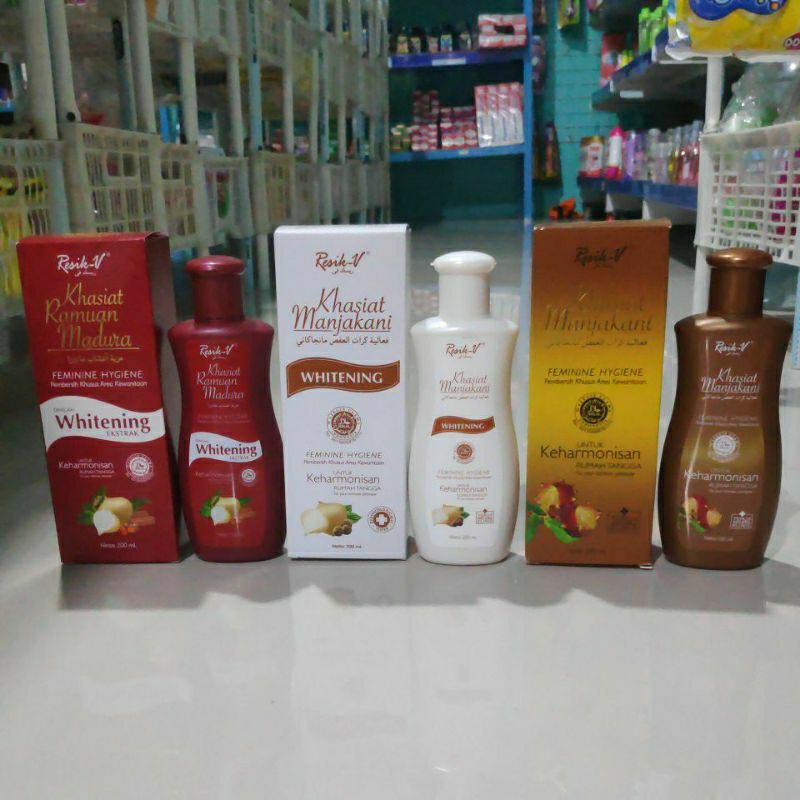 Sabun Kewanitaan 200ml Resik V Khasiat Manjakani Whitening Ekstrak Ramuan Madura daun sirih keharmonisan rumah tangga Pembersih kewanitaan Putih Coklat Merah