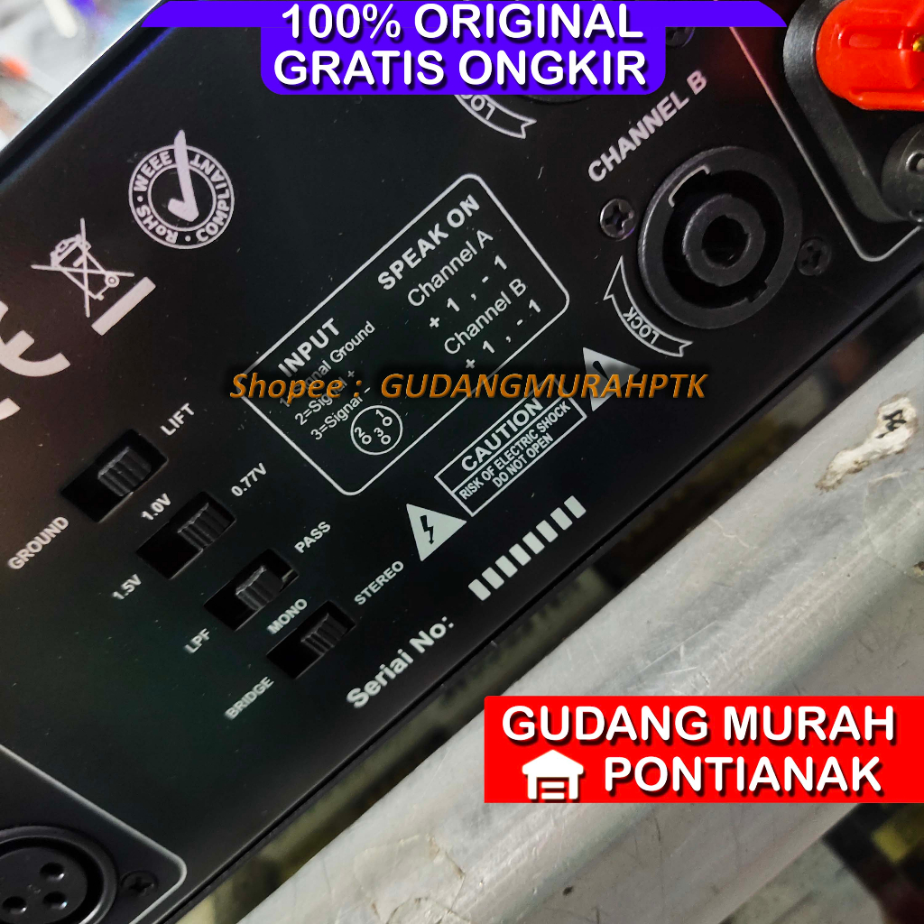 POWER AMPLI MEGAVOX MA4002 N AMPLIFIER POWER MURNI POWER MEGAVOX MA 4002N POWER MEGAV0X MA-4002N KEKUATAN BESAR