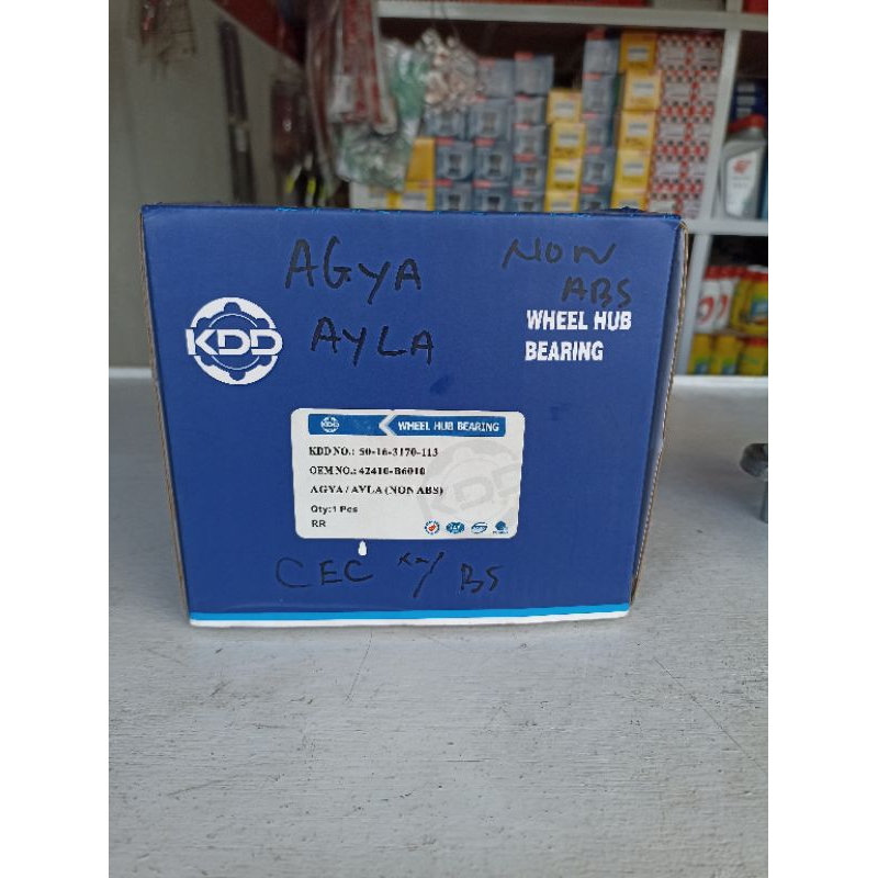 WHEEL HUB BEARING / BEARING BELAKANG AGYA/ AYLA NON ABS