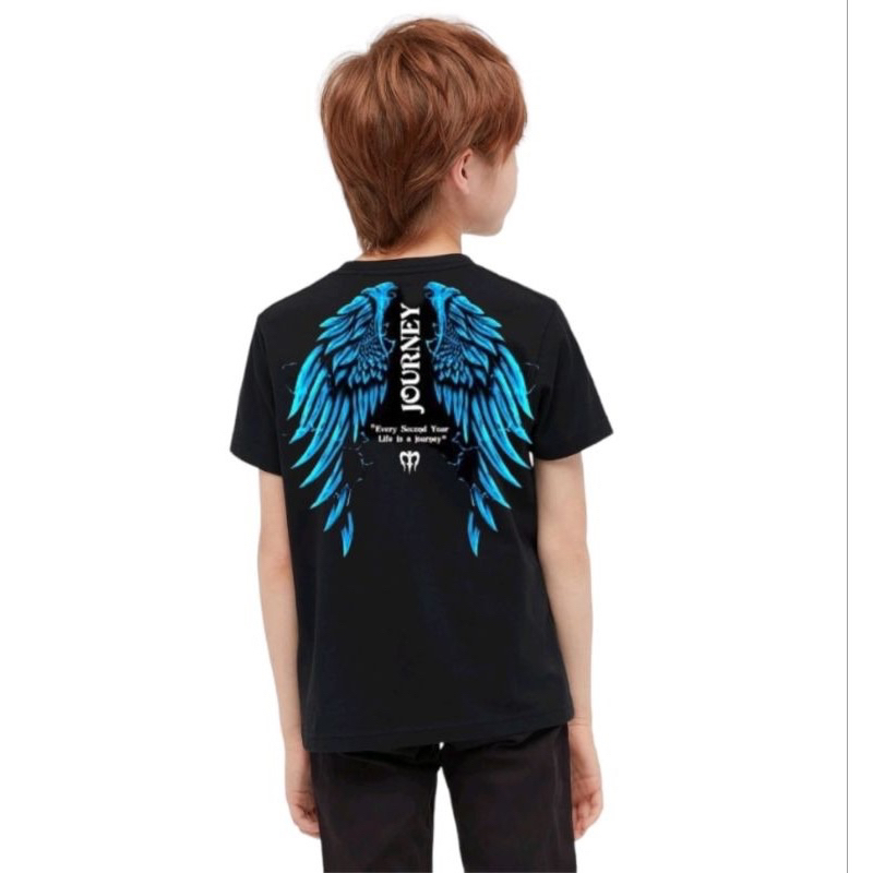 KAOS BAJU ANAK MOTIF ANGEL WINGS SAYAP ABG TANGGUNG