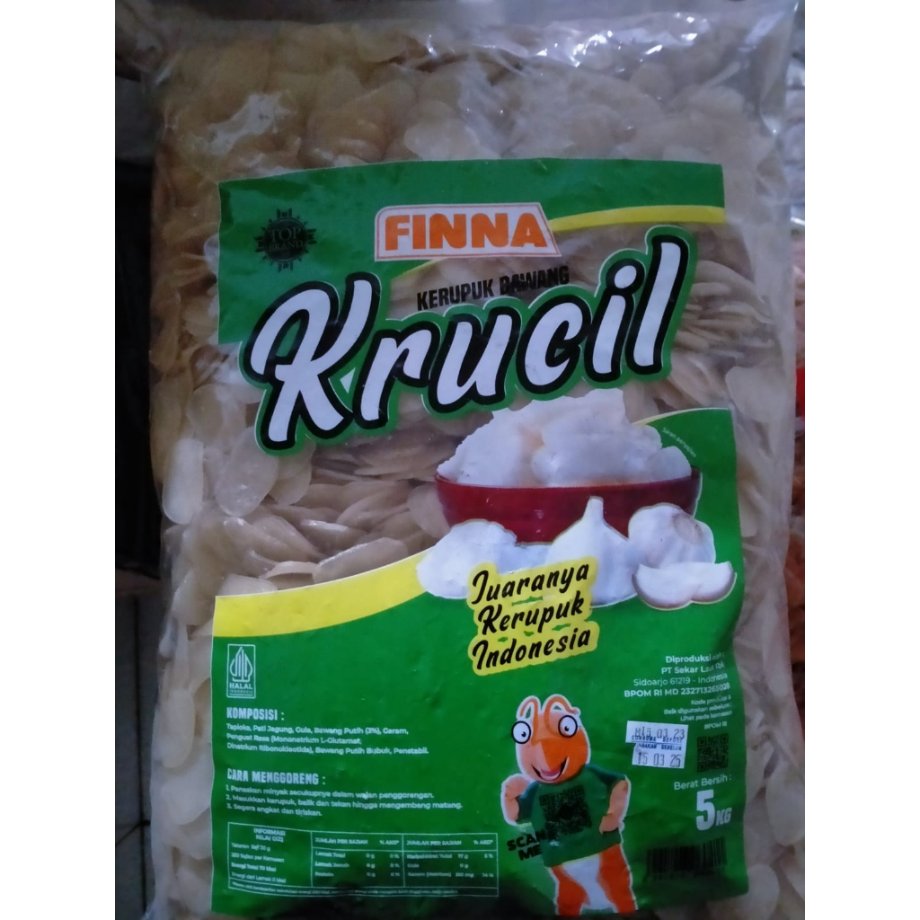 [Bal] Krucil Kerupuk Krupuk Finna Rasa Udang Dan Rasa Bawang - krucil*