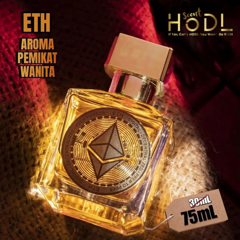 Hodl Scent Parfum Pria ETH Eau De Perfume 75 ml Tahan Lama EDP Ethereum