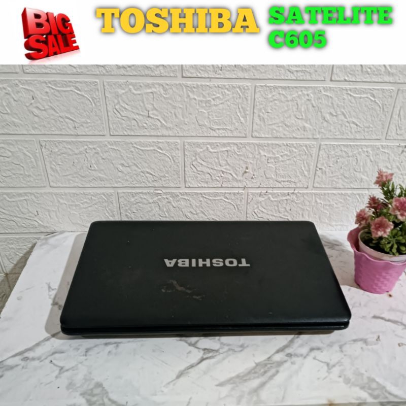 LAPTOP TOSHIBA SATELITE C605 | RAM 3/320GB | WINDOWS 7 | LAYAR 14 IN SEKEN SIAP KERJA