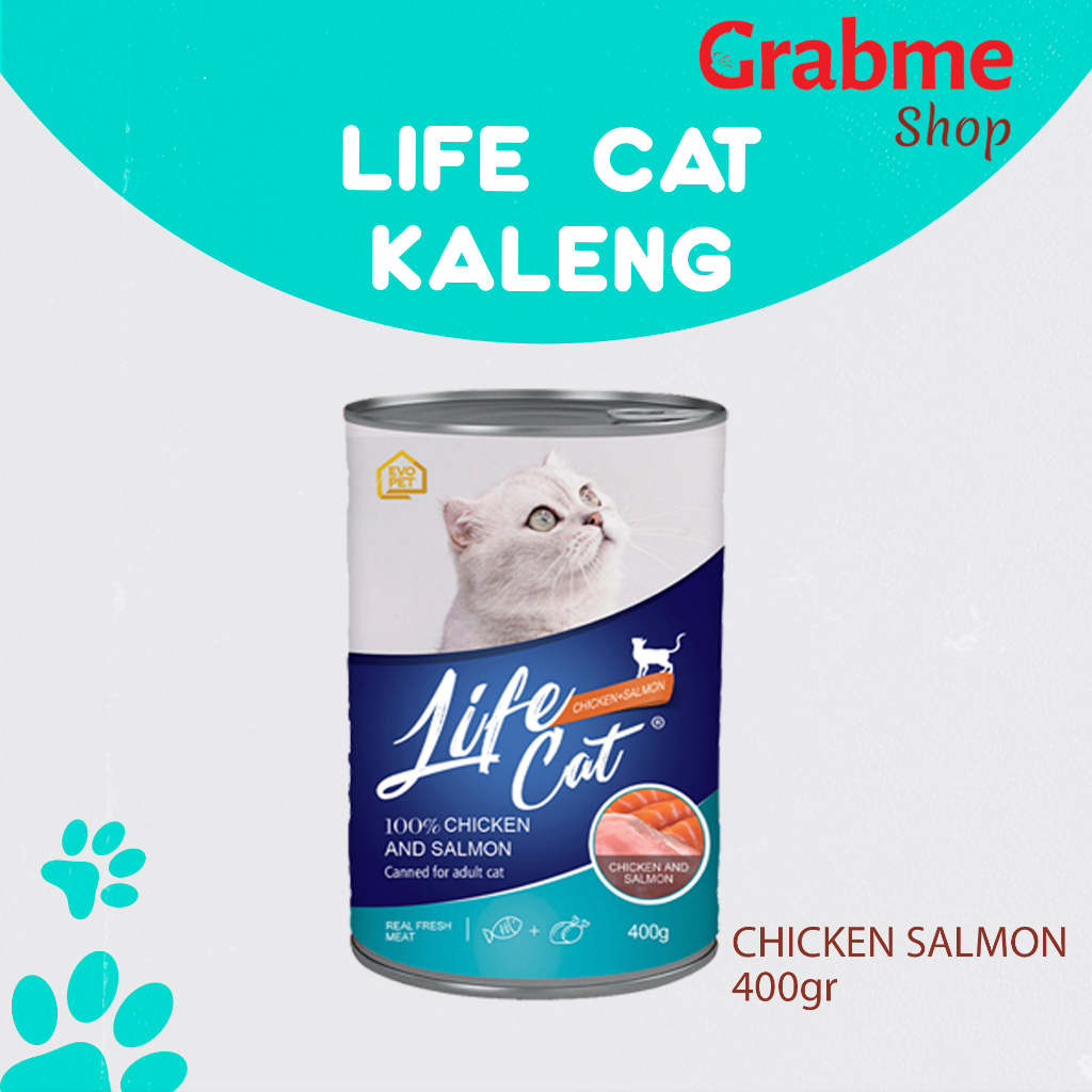 Life Cat kaleng 400gr all varian 1DUS ( GRAB GOSEND )