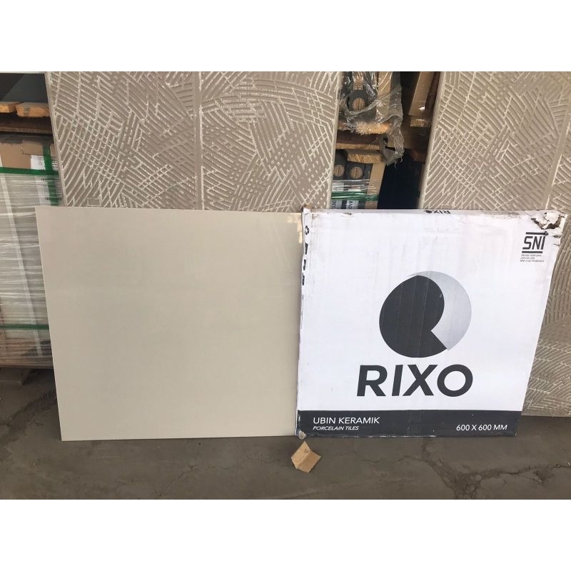 Granit Lantai 60x60 Kw-1 Rixo Cream Polos