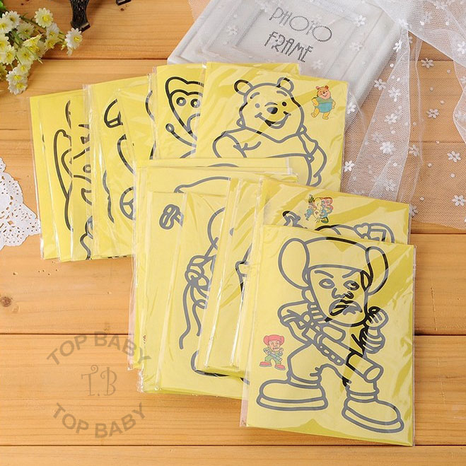 Mainan Edukasi Anak Kertas Mewarnai Lukisan Pasir Murah Sand Painting 4868