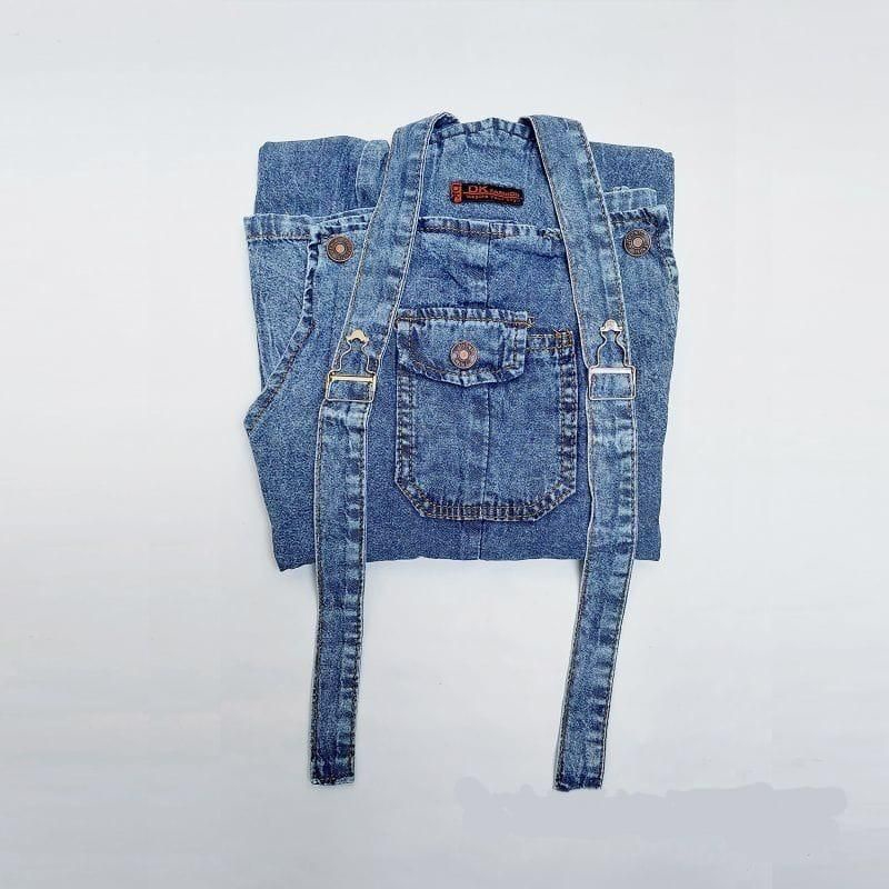 DS - Overall Anak Perempuan Romper  Usia 6-13 Tahun Jumpsuit Celana Kodok Jeans Anak Cewek / EMILY OVERAL CELANA PANJANG ANAK / BAJU KODOK ANAK/ OVERAL PANJANG DENIM