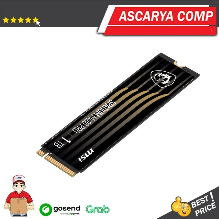 SSD MSI SPATIUM M480 PRO PCIe 4.0 NVMe M.2 1TB - Gen4x4