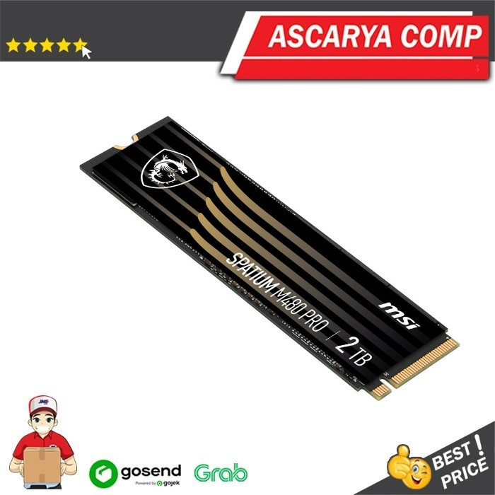 SSD MSI SPATIUM M480 PRO PCIe 4.0 NVMe M.2 2TB - Gen4x4