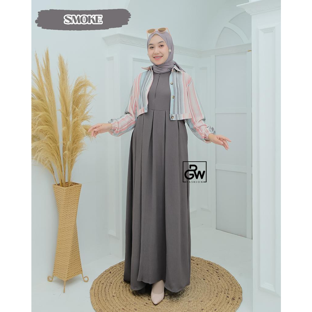 SET MAXI MIDI BLEZER SEIRA RGW DAN AMELIA MOTIF PRINTING PREMIUM CRINGKEL KATUN ZARA CROP TOP STYLE