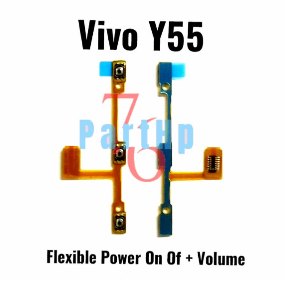 Flexible Konektor Volume Power On Off Vivo Y55 - KD-002127 Flexibe