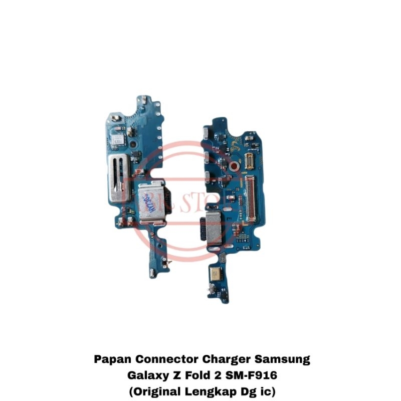 Papan Connector Charger Samsung Galaxy Z Fold 2 F916 Pcb Konektor Cas Original