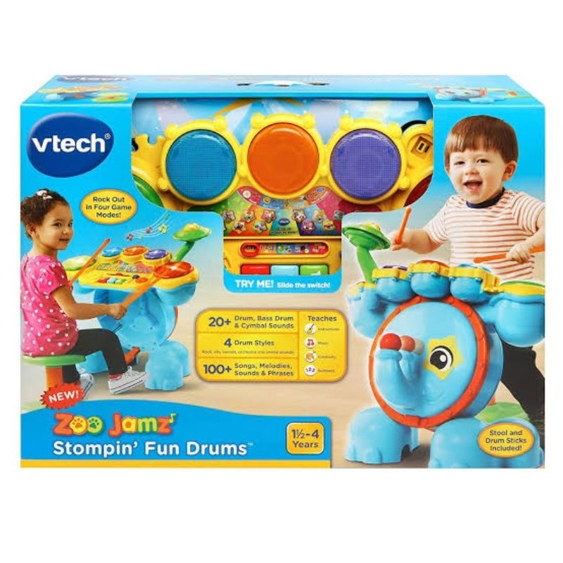 Vtech zoo jamz stompin fun drums