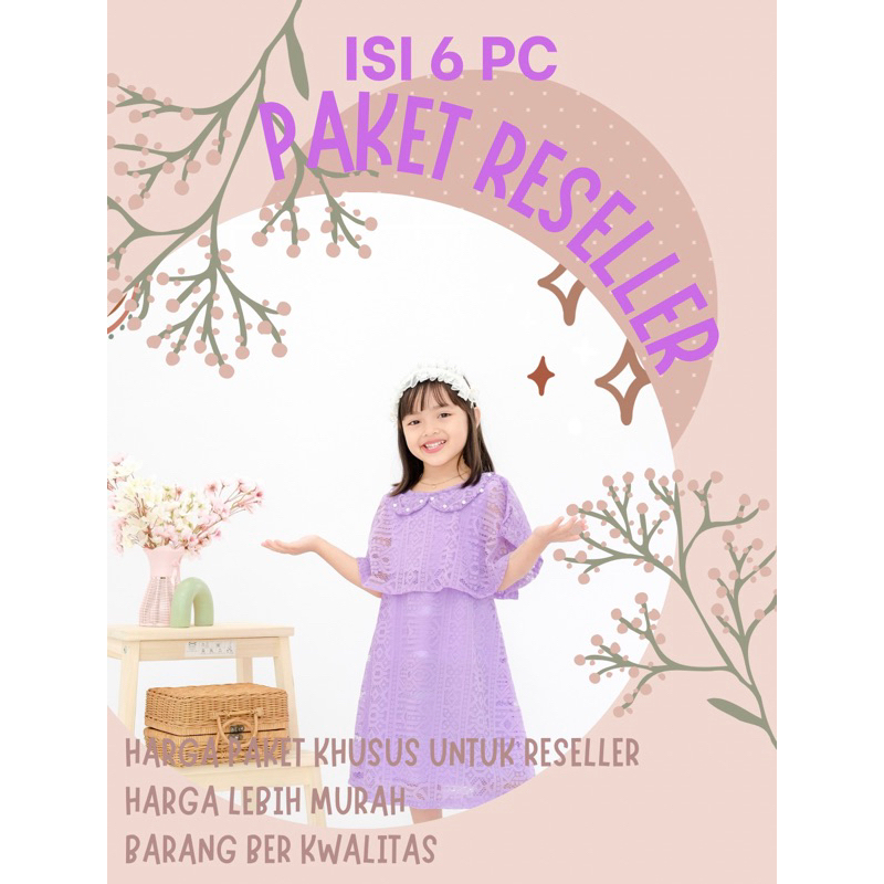 PAKET USAHA PAKAIAN ANAK RESELLER ISI 6 PC