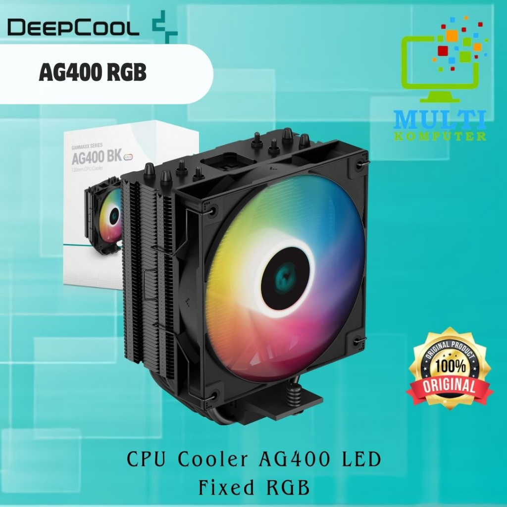 Deepcool CPU Cooler AG400 LED Fixed RGB