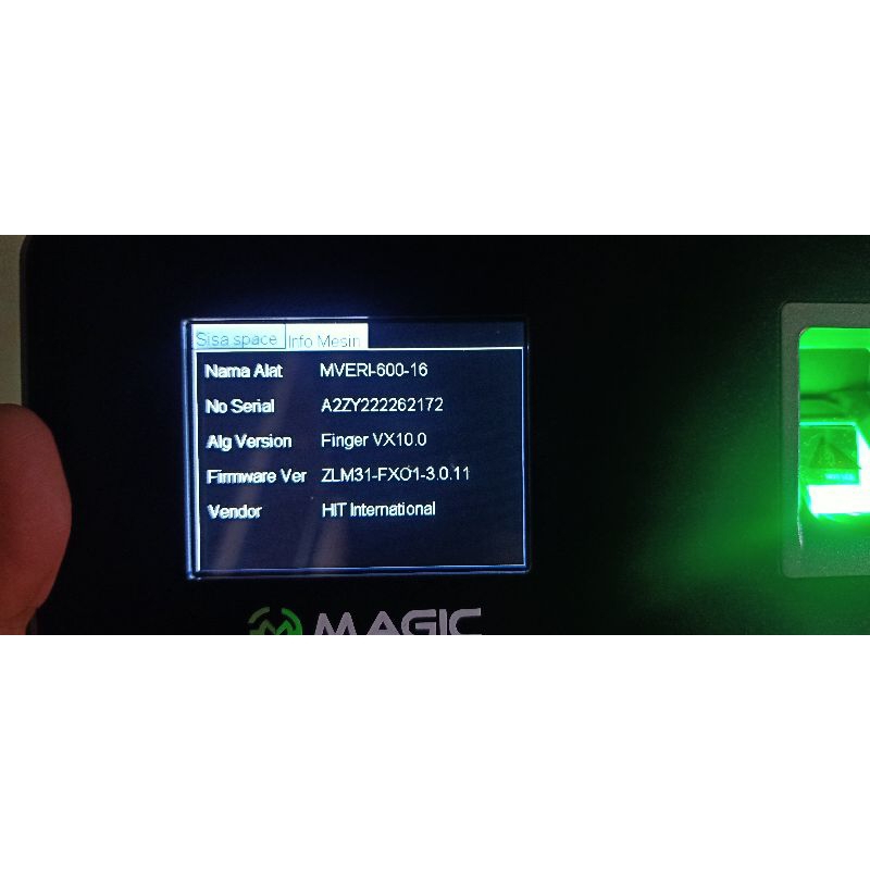 mesin absensi fingerprint