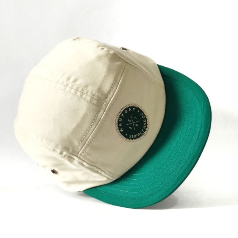 Topi 5 panel Visor pendek - Topi Panel Distro Wankbay