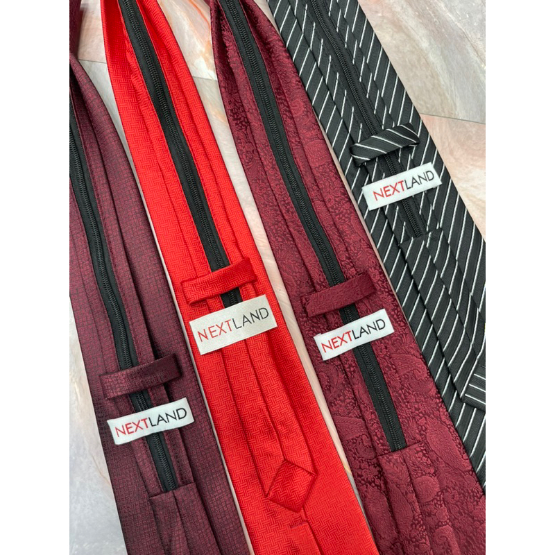 NEXTLAND Dasi Pria Dasi Hitam Dasi Instan Langsung Pakai 50cm x 7cm