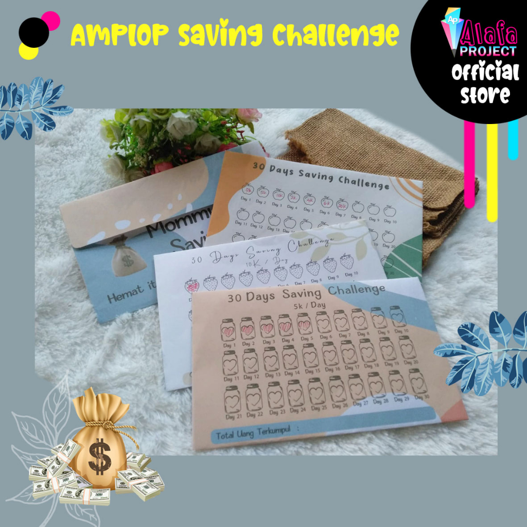 

Amplop Tantangan Menabung Bulanan | 30 Days Saving Challenge [alafaproject_id]