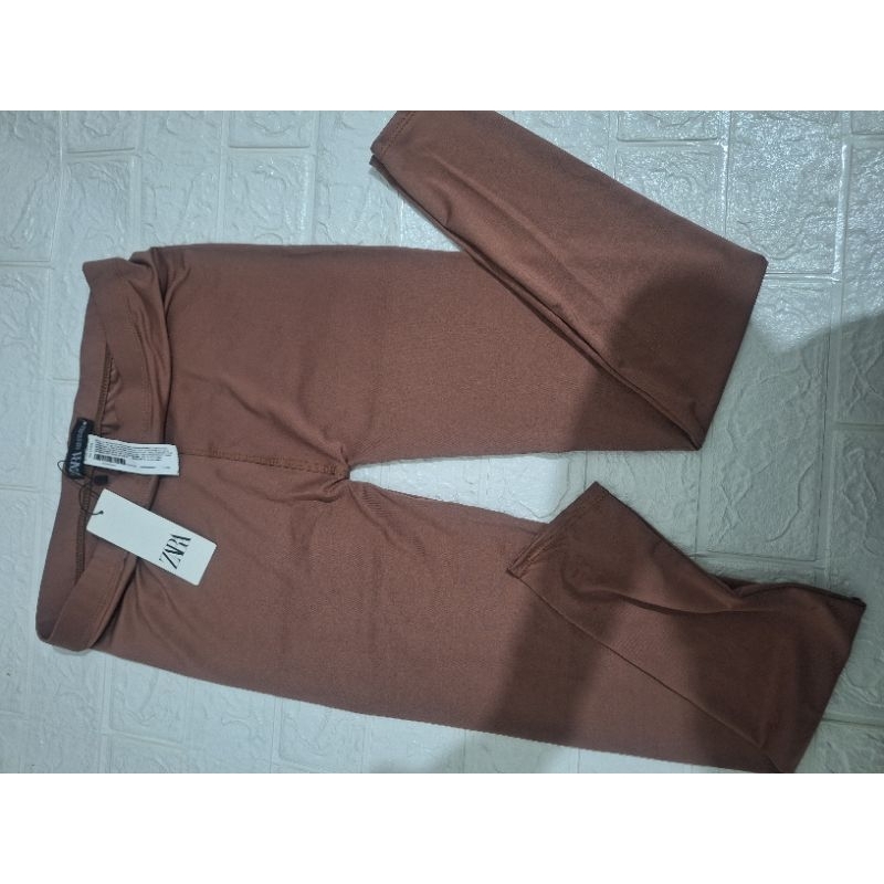 Legging zara warna mocca dan brown WARNA TERBARU