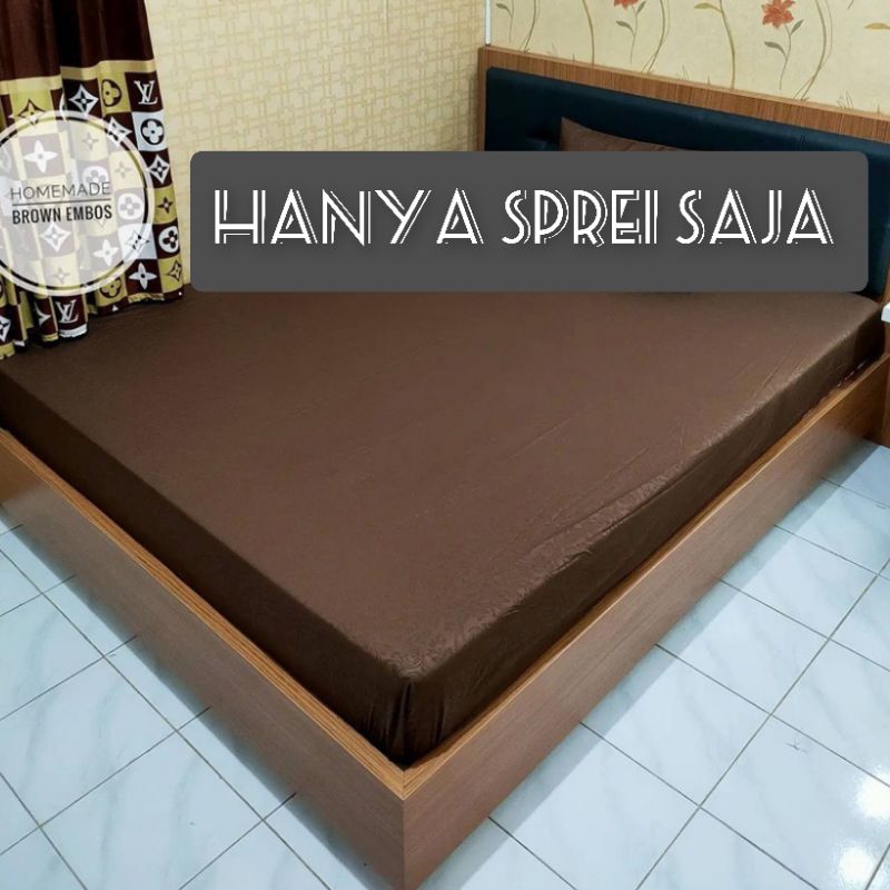 SPREI POLOS EMBOS 180 ,160 ,120 ,HOME MADE ( HANYA SPREI SAJA )