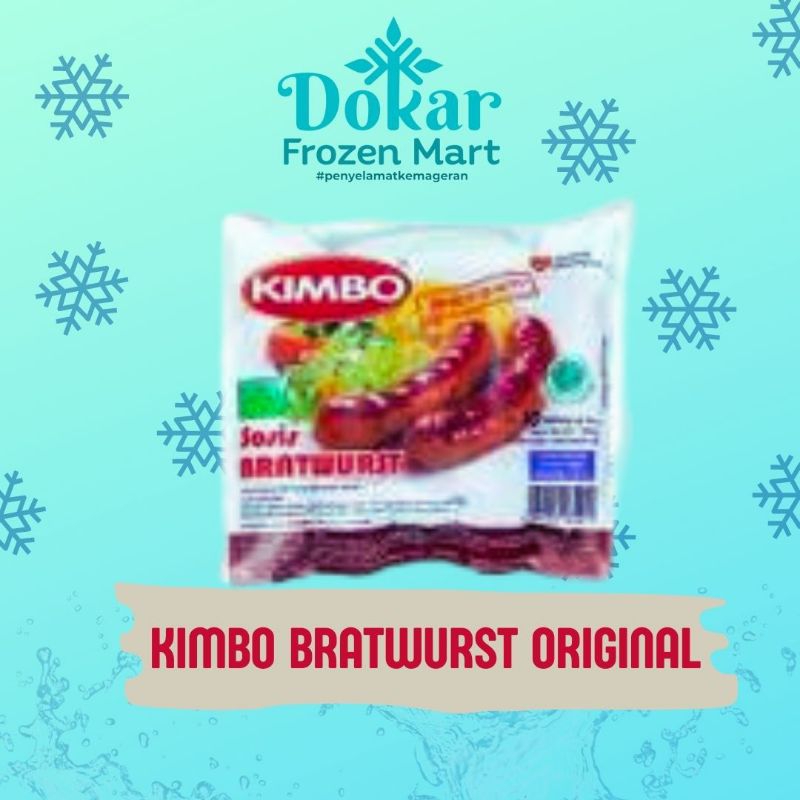 

KIMBO BRATWURST ORIGINAL/CHEESE/BLACKPEPPER