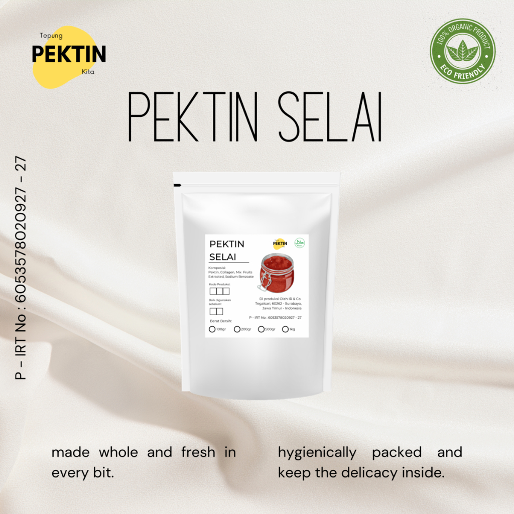 

Tepung Pektin Selai Jam Pectin HM Pectin 100 gr