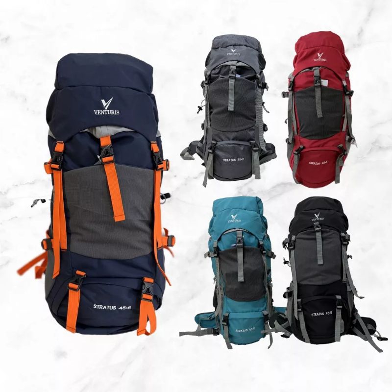 Carrier 45L  FREE RAINCOVER | Tas gunung 45L | Carrier Elektra 45L