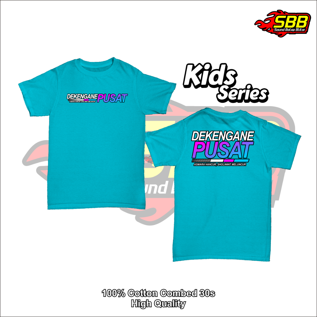 Baju Kaos Anak Viral Dekengan Pusat Katun Combed Distro Soundbalapblitar