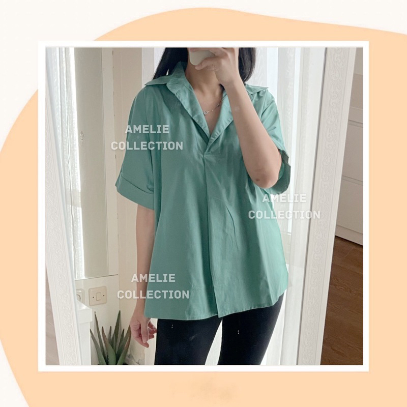 MIKAELA TOP - atasan oversized bigsize