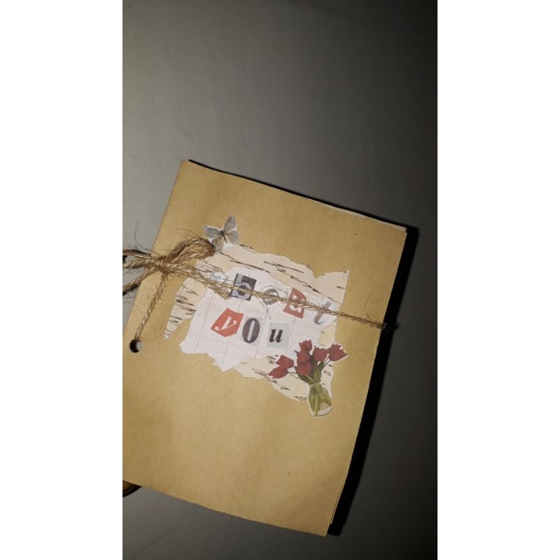 

Ide kado scrapbook aeshtetic vintage handmade (custome)