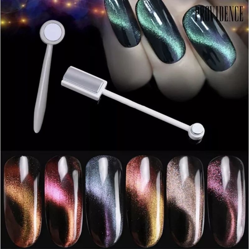 Stik Magnetik Cat Eye Magnet Gel Polish Kuku Kutek 3D Efek Nail Art Manicure