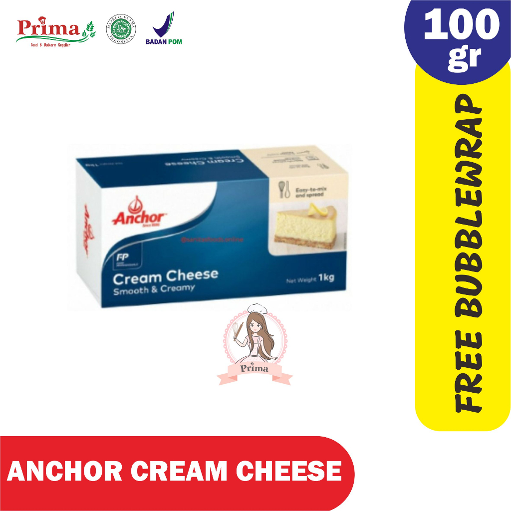 

Cream cheese - anchor 100gr (kemasan repack)