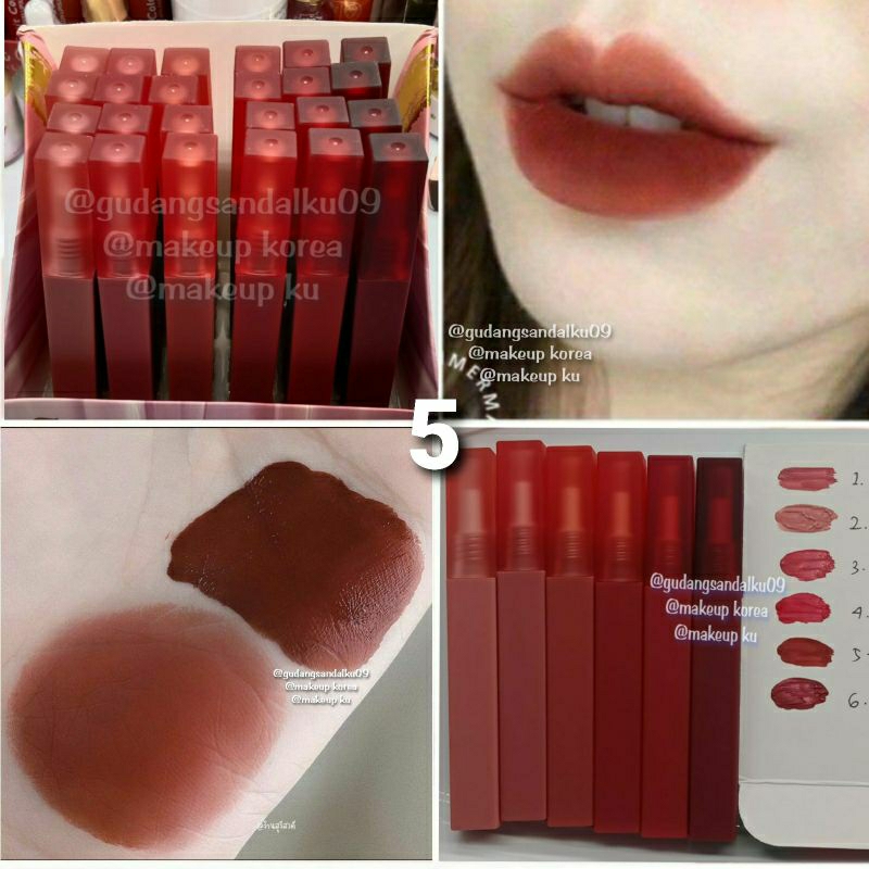 LIPSTIK WATERPROOF - LIPGLOS - LIPSTIK TAHAN LAMA DAN RINGAN - LML 1044-Matte 05