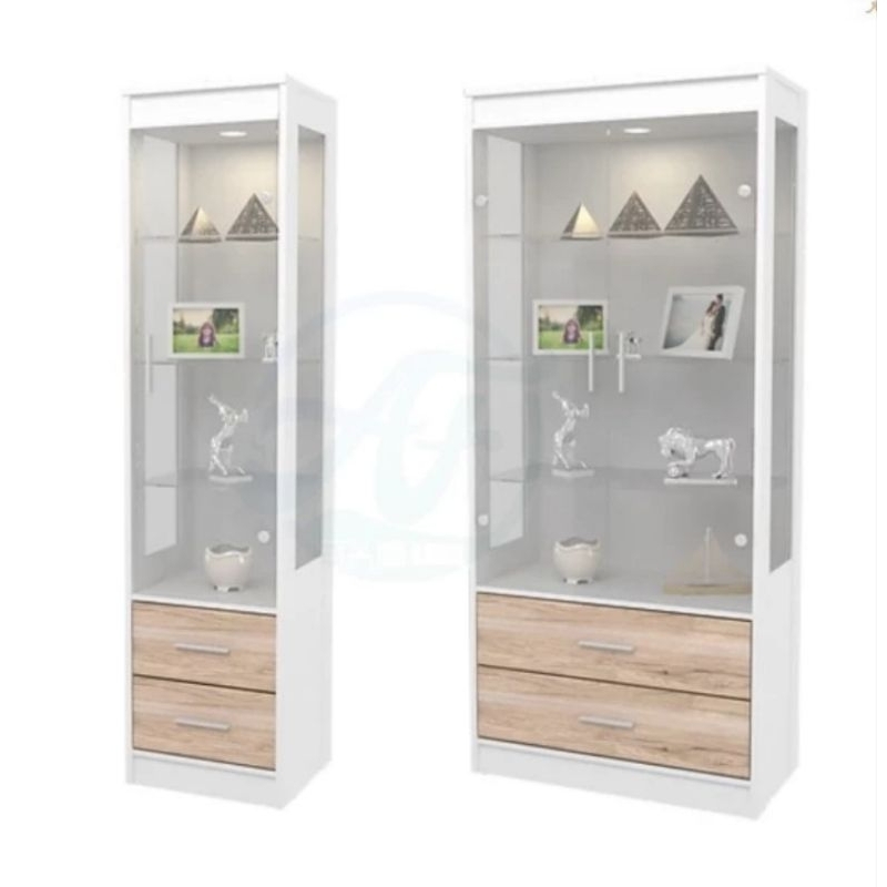 Rak Hias Kaca 1 Pintu Lemari Pajangan Display Cabinet JAZZ LH 400 JAZZ LH 800